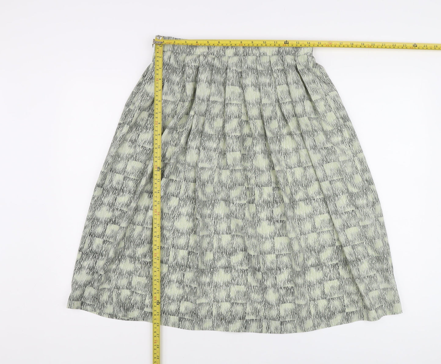 Berketex Women's Grey Midi Geometric Skirt Size 14