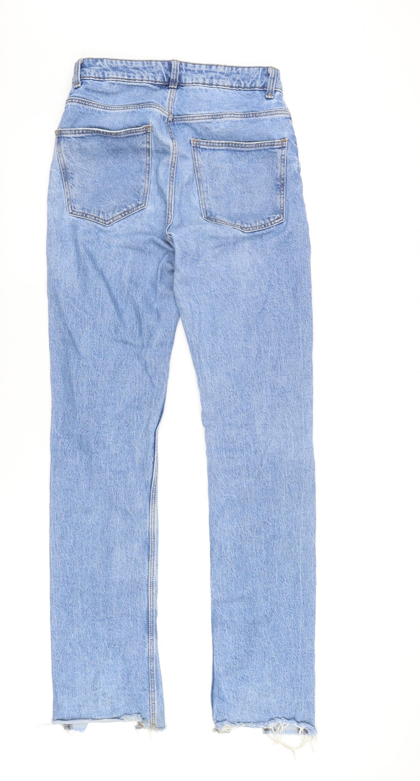 Primark Women's Blue Straight Jeans Size S