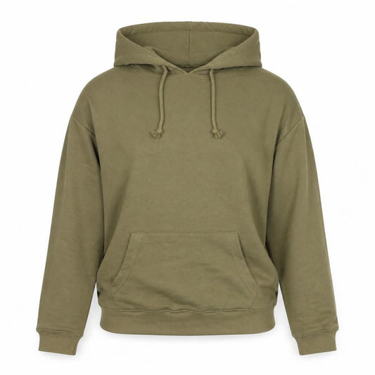 Front view of Missguided Women's Green Pullover Hoodie, size 8