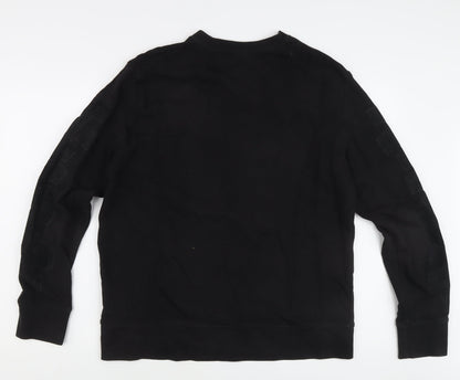 H&M Womens Black Pullover Sweatshirt L