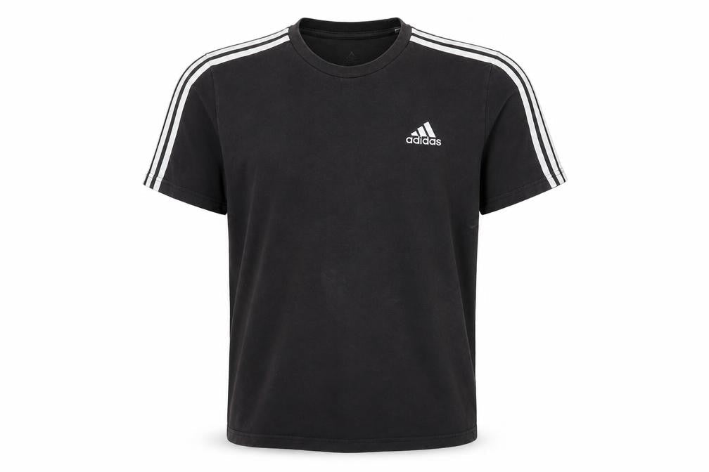 Adidas Men's Black L T-Shirt, Classic Style