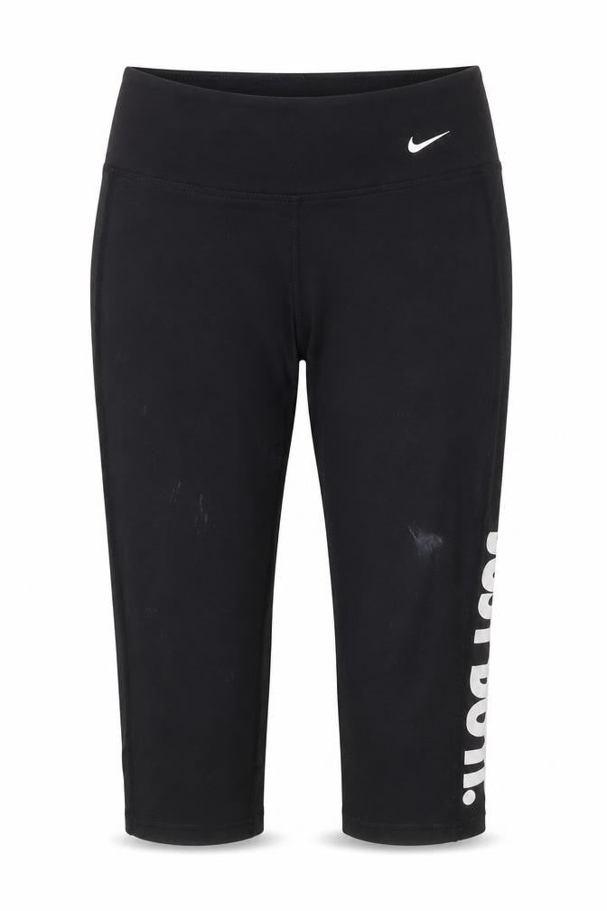 Nike Women's Black Cropped Leggings, Size S