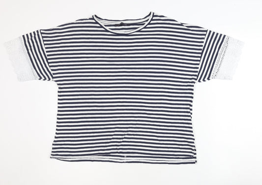 Marks and Spencer Women's Striped T-Shirt, Size 14