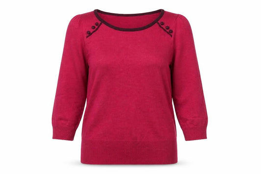Front view of Debenhams Women's Pink jumper, size 8