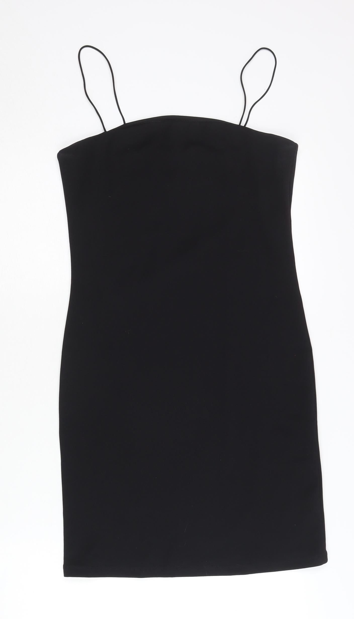H&M Women’s Black Slip Dress UK Size 8