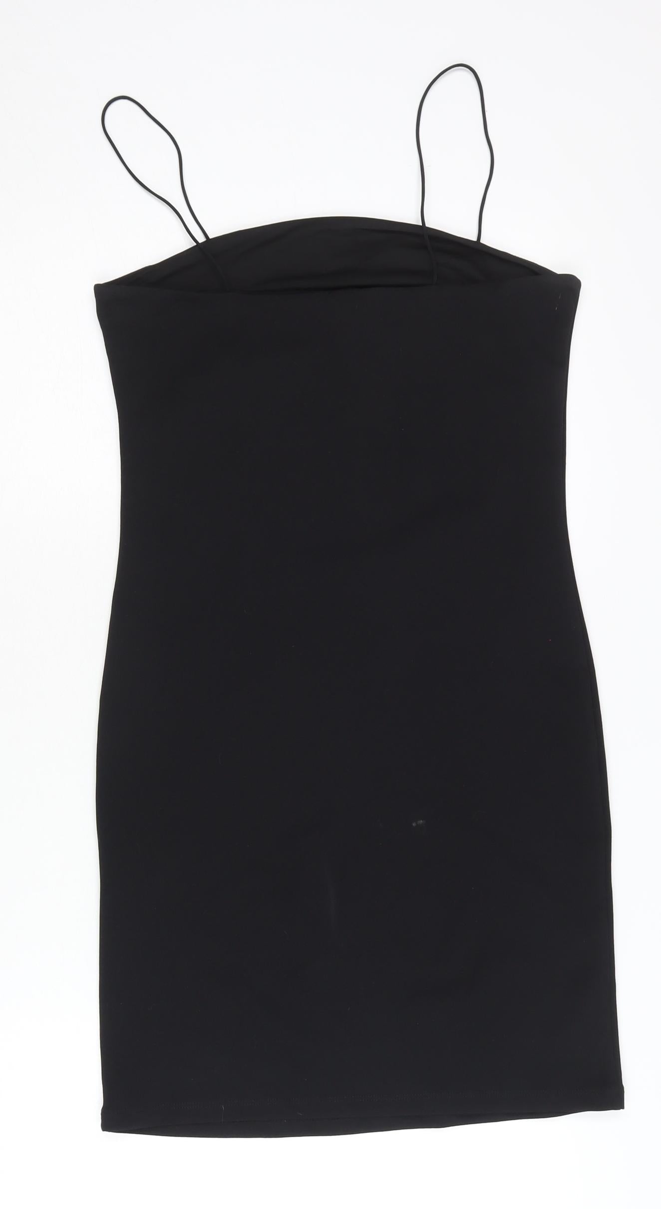 H&M Women’s Black Slip Dress UK Size 8