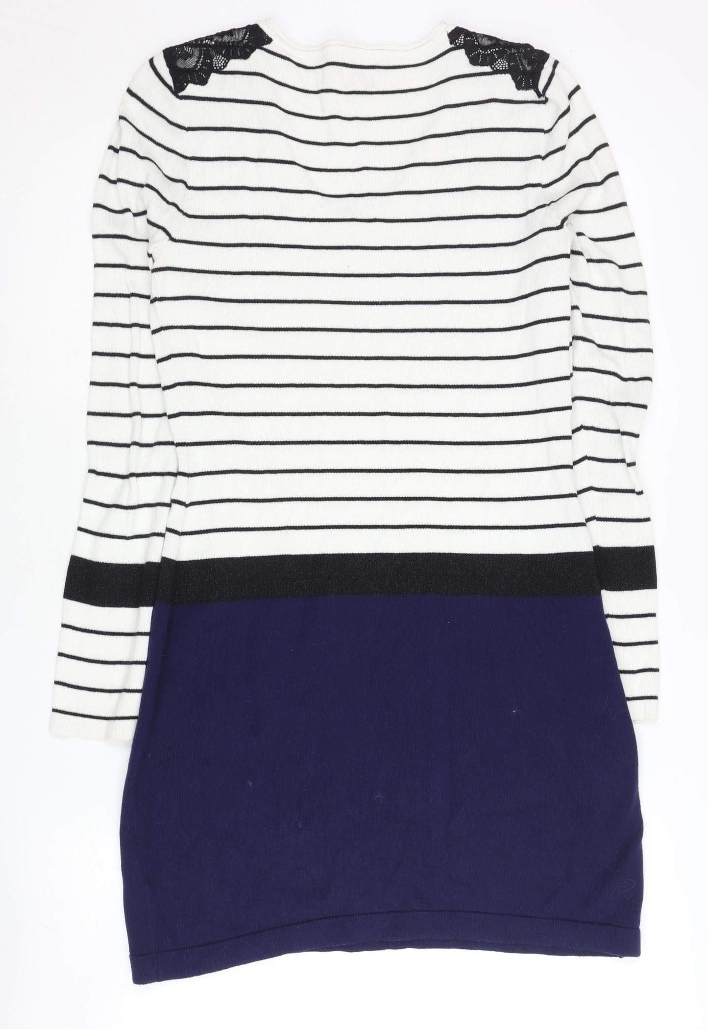 Miss Captain Women’s Multicoloured Stripe Knit Dress S