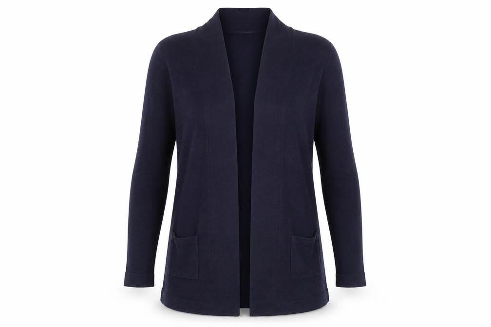 Marks & Spencer Women's Black Open Front Cardigan Size 10
