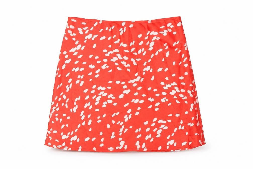 Topshop Women's Red Petite Skirt Size 8