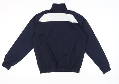 Macron Men's Blue 1/2 Zip Sweatshirt M