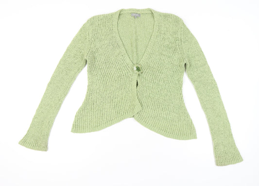 Marks and Spencer Women Green Wool Cardigan M