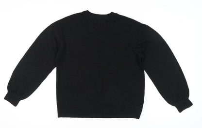 Additional front view of Next Women Black M jumper Crew Neck