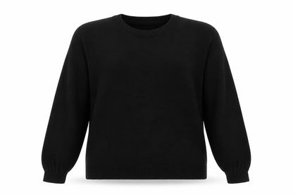 Front view of Next Women Black M jumper Crew Neck