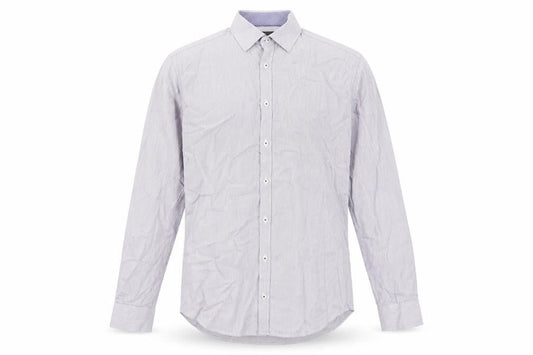 Marks & Spencer Men's Striped Shirt, M, Multicoloured
