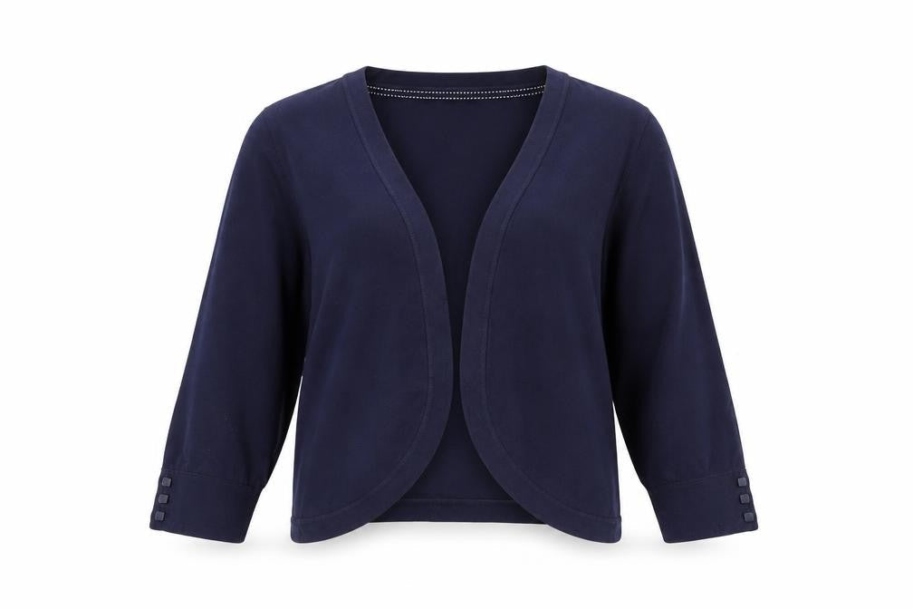 Monsoon Women's Blue Cardigan, Size 14, Cotton Blend