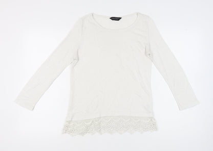 Dorothy Perkins Women’s Ivory Pullover Jumper, Size 12