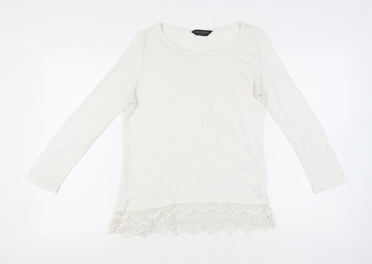 Dorothy Perkins Women’s Ivory Pullover Jumper, Size 12
