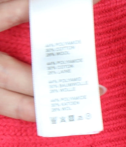 Hush Women's Red High Neck Pullover XL