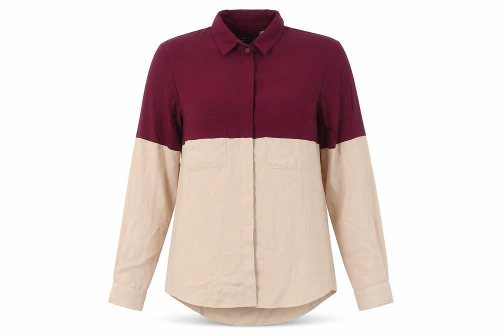ASOS Design Womens Multicoloured Button-Up Shirt Size 8