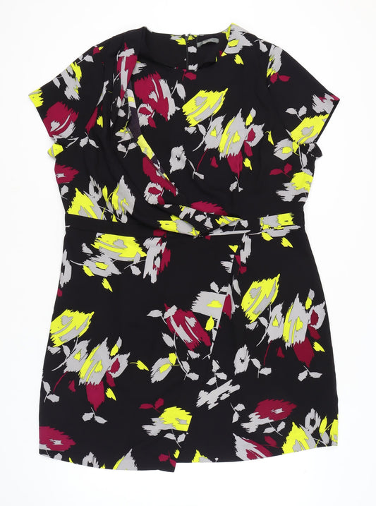 South Women's Multicoloured Size 24 Wrap Dress