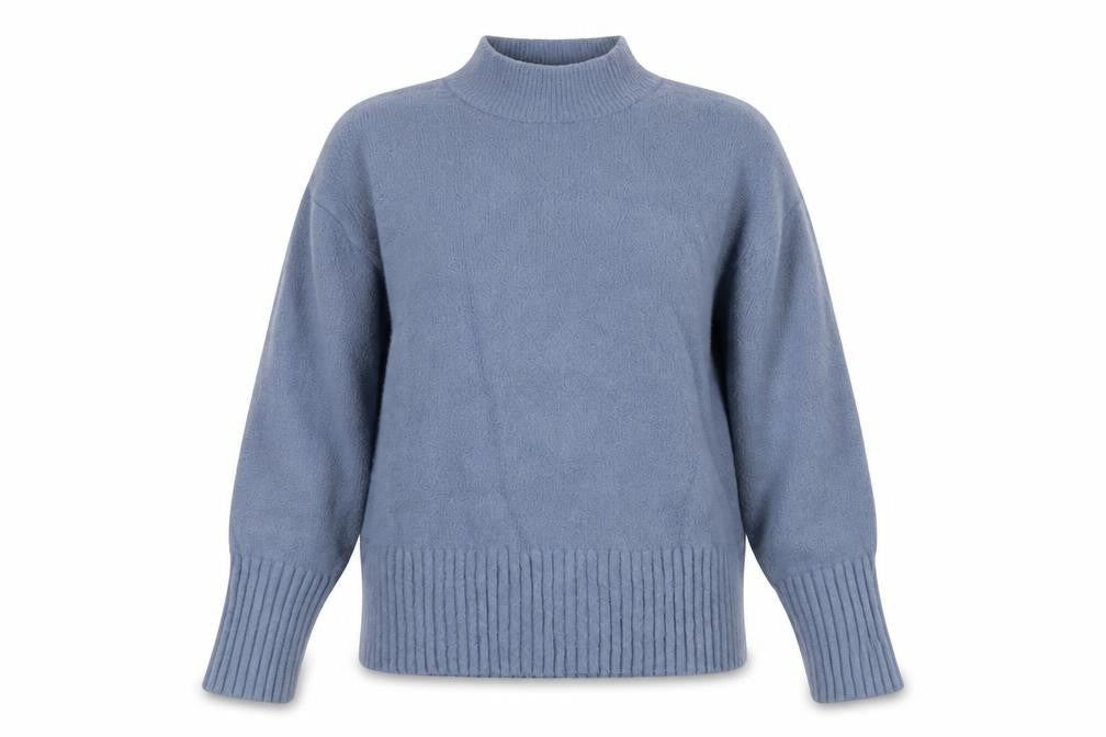 Marks & Spencer Women Blue Medium Pullover Jumper