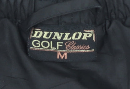 Brand and care label for Dunlop Men's Black Windbreaker Trousers M