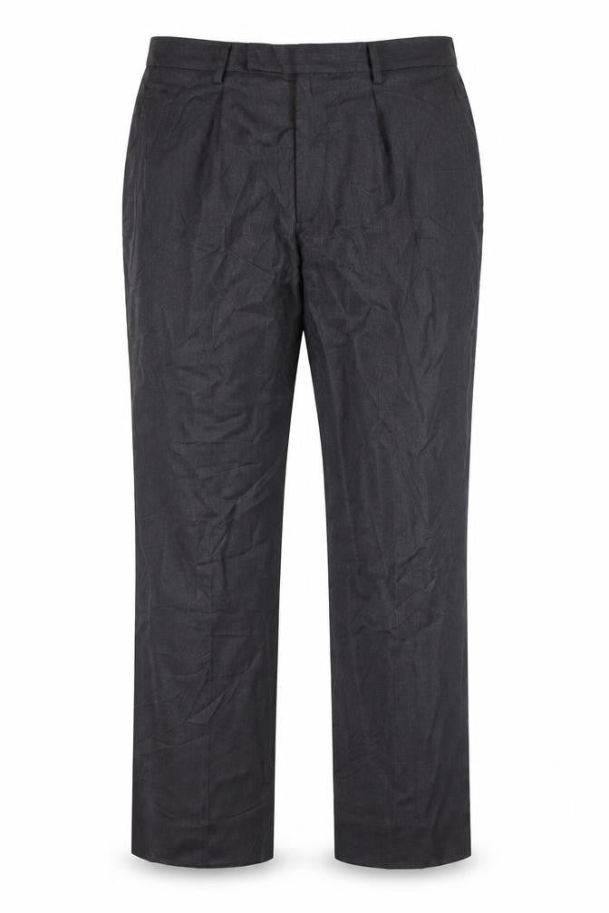T.M. Lewin Men's Black Wool Dress Pants, Size L