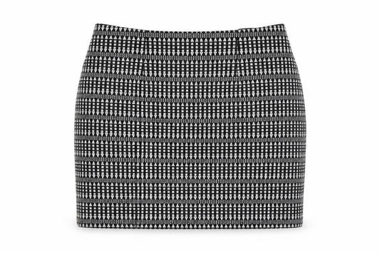 Peacocks Women's Black Geometric Pencil Skirt Size 12