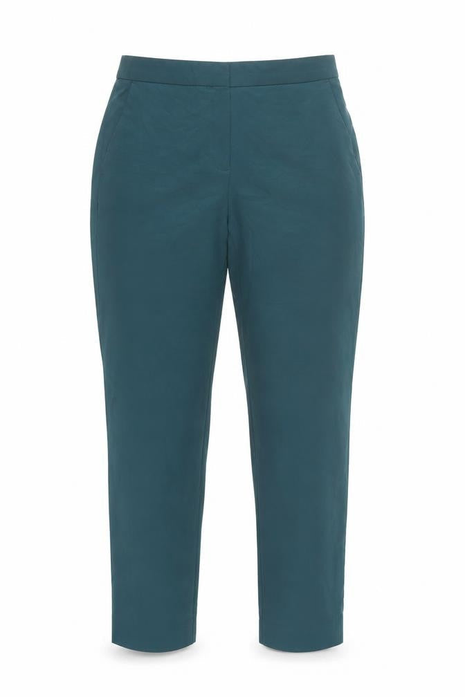 Topshop Women's Green Straight Trousers Size 8