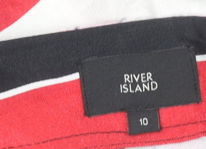 River Island Women's Multicoloured Size 10 Wrap Skirt