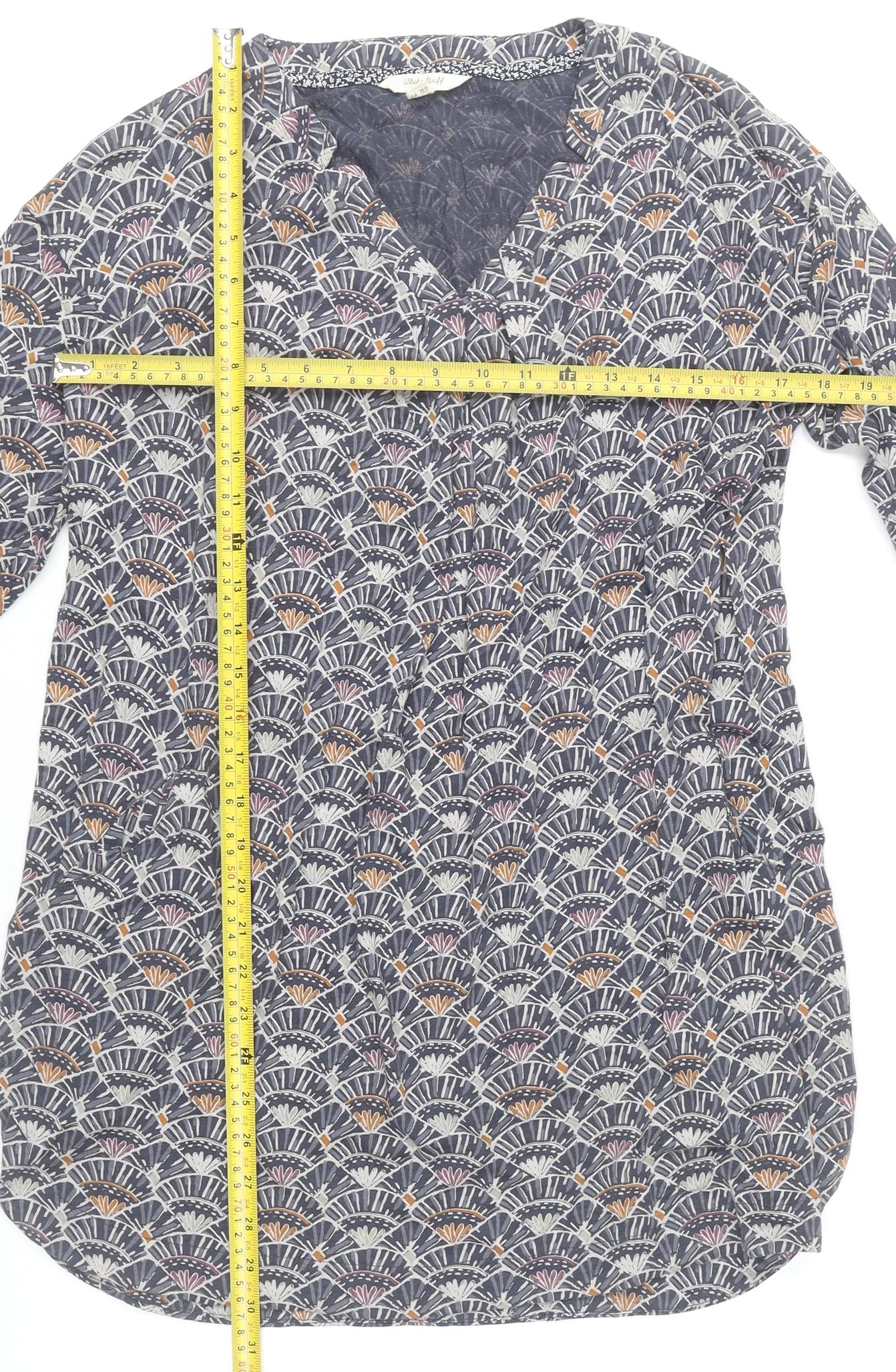 White Stuff Women's Multicoloured Geometric Tunic