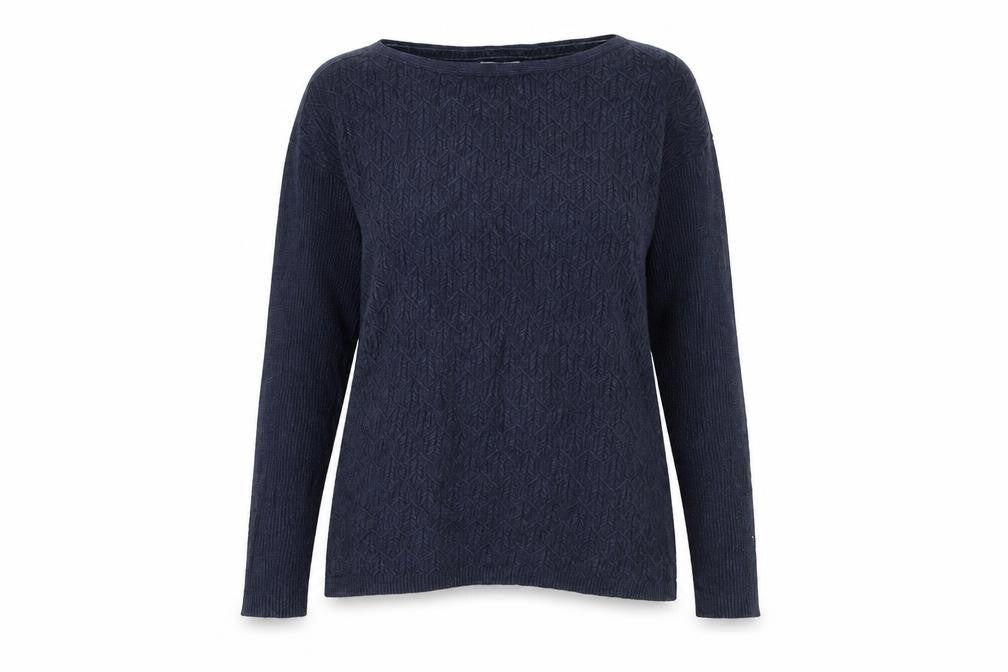 Fat Face Women's Blue Cotton Pullover Jumper, Size 8