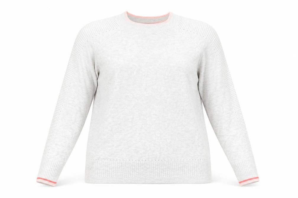 Next Women’s Grey Knit Jumper Size 14 Crew Neck