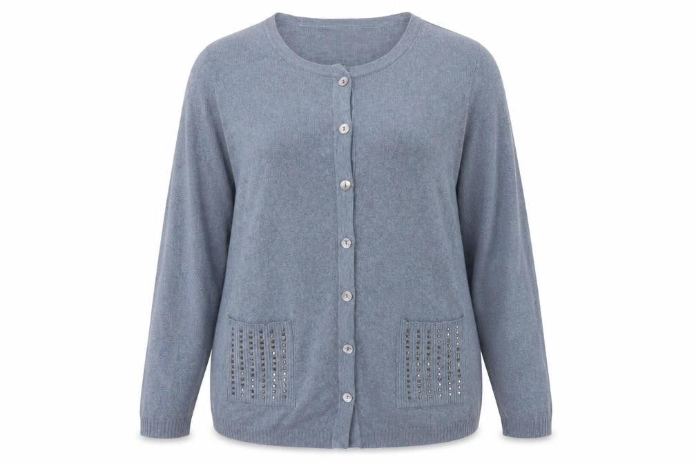 Mona Women's Blue Cardigan Size 18
