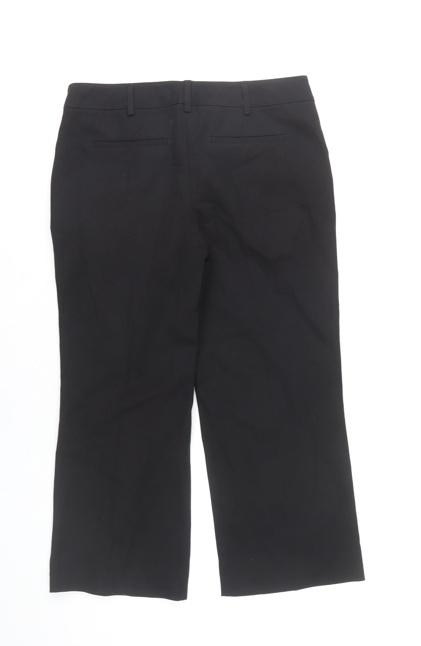 Next Women's Black Straight Trousers, Size 10