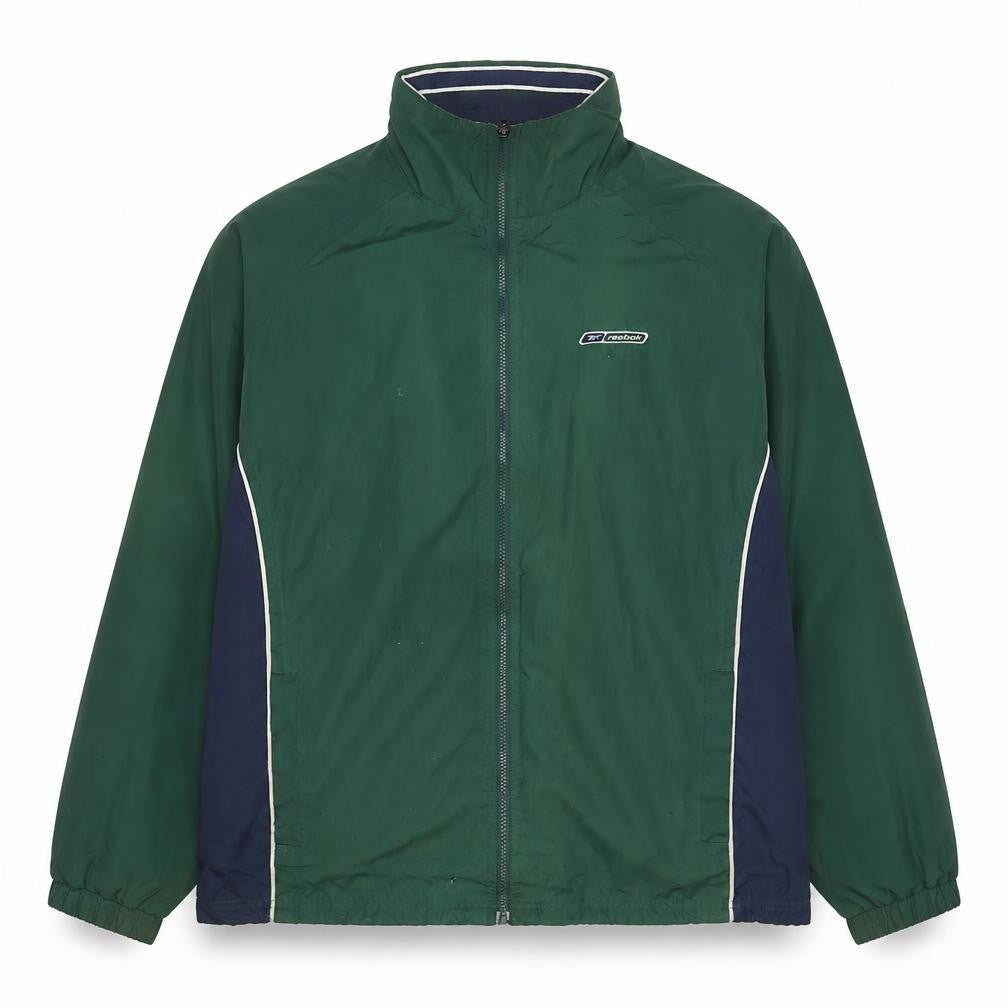 Reebok Men's Green Basic Jacket XL Full Zip
