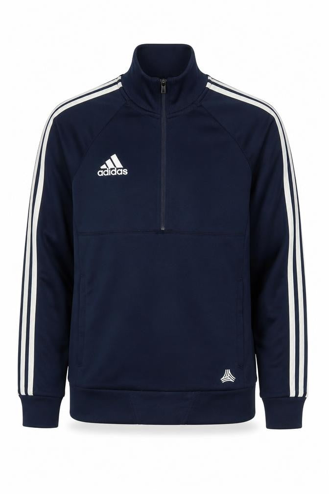 Adidas Men's Blue Track Jacket Size S, 1/2 Zip