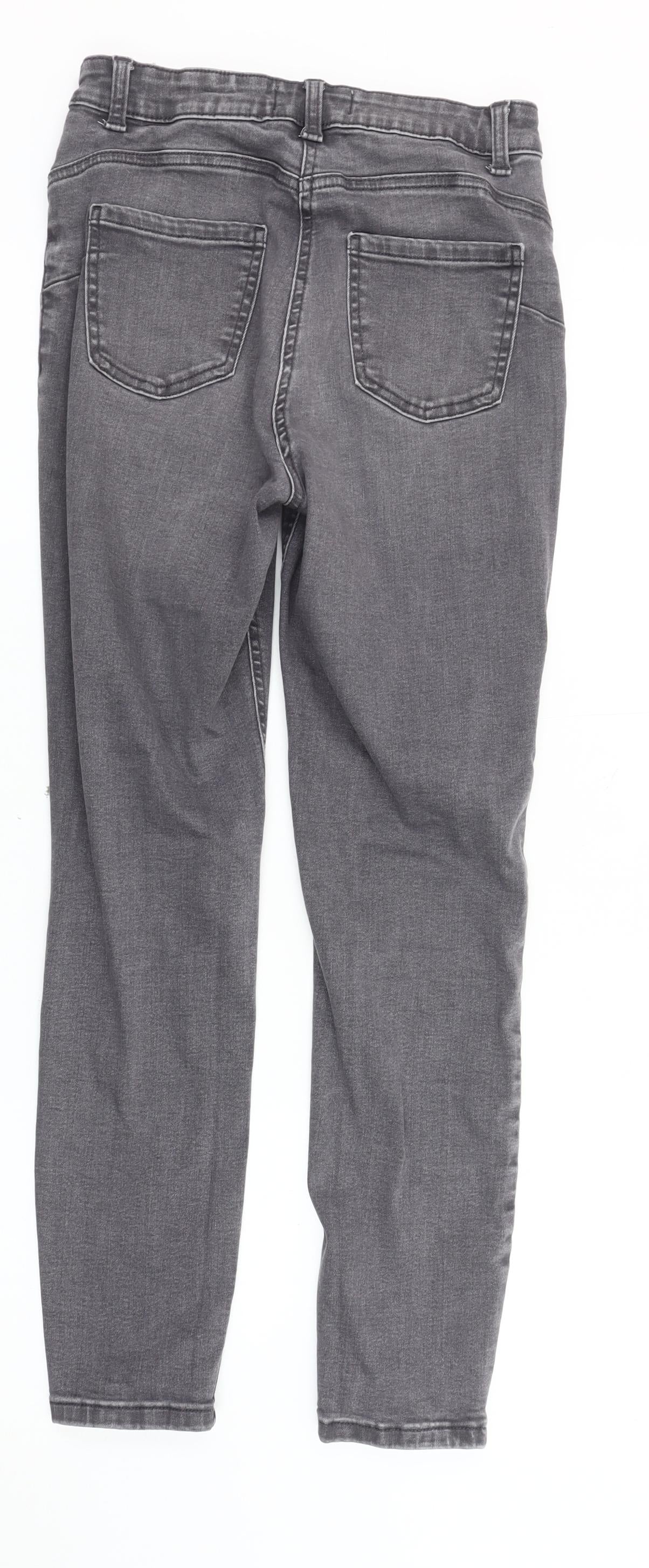 Primark Women’s Grey Skinny Jeans Size 8 Slim Fit Mid Rise Denim