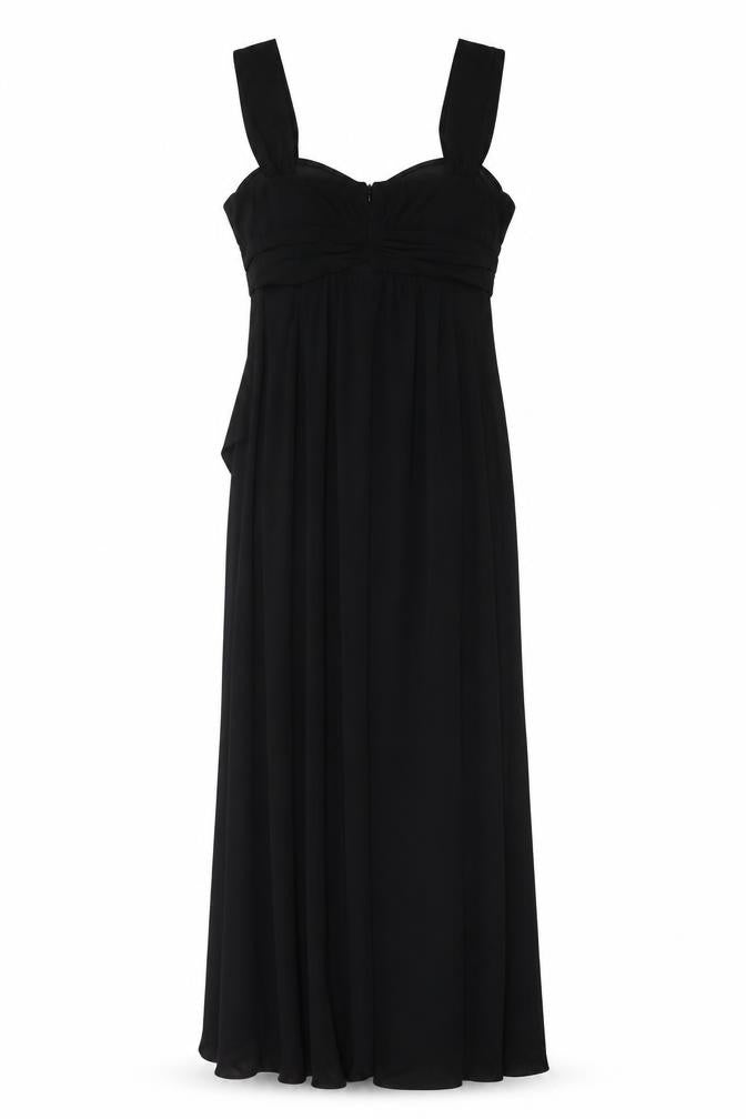 Scarlett Nite Womens Black Size 8 Maxi Formal Evening Dress