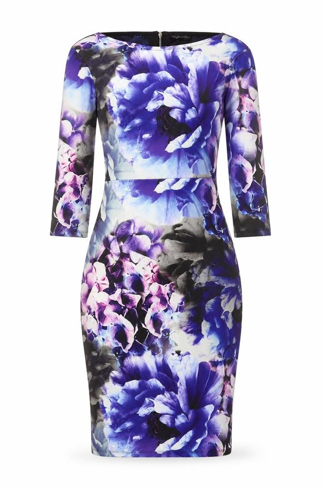 Myleene Klass Women’s Multicoloured Floral Bodycon Dress Size 10
