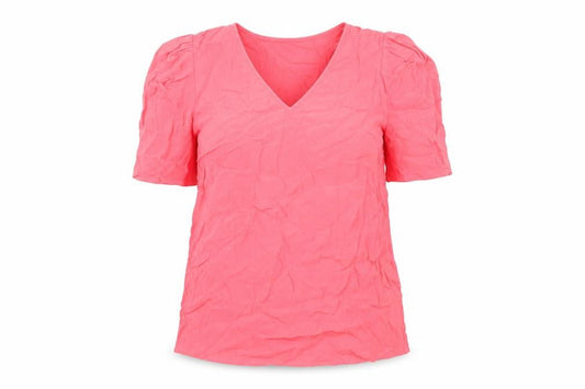 Marks and Spencer Women’s Pink Viscose Puff Sleeve Blouse Size 6