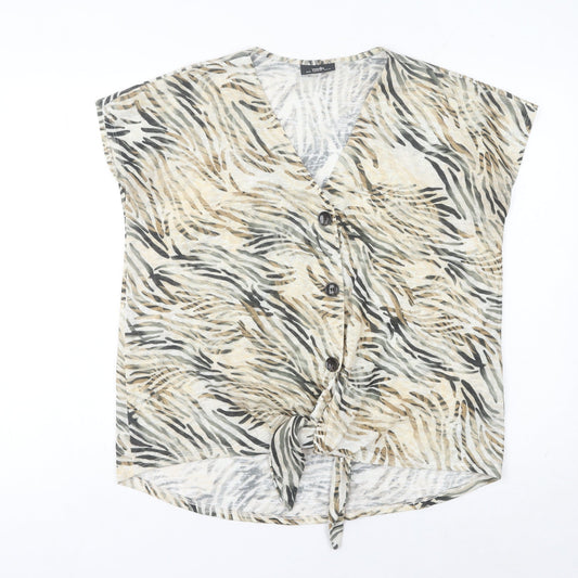 Wallis Women’s Multicoloured Animal Print M Tunic Blouse