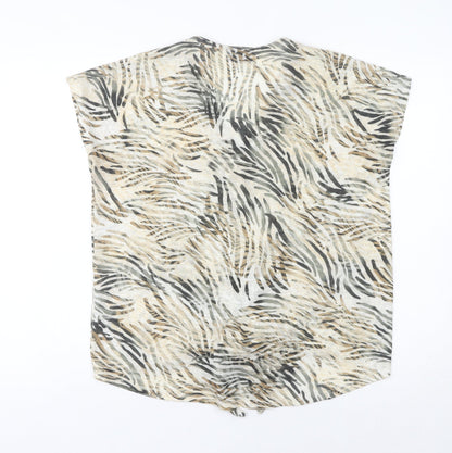 Wallis Women’s Multicoloured Animal Print M Tunic Blouse