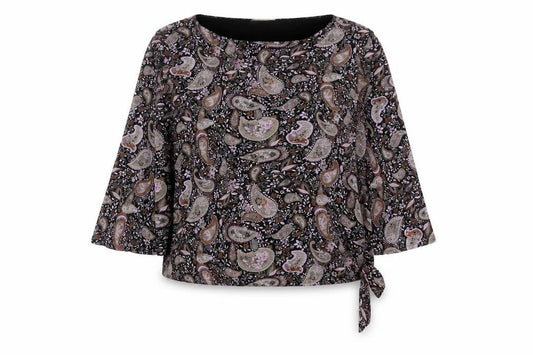 Bonmarché Women’s Multicoloured Paisley Tunic Blouse Size L