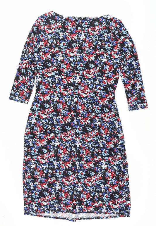Precis Petite Women's Multicoloured Size 10 Sheath Knee Length Dress