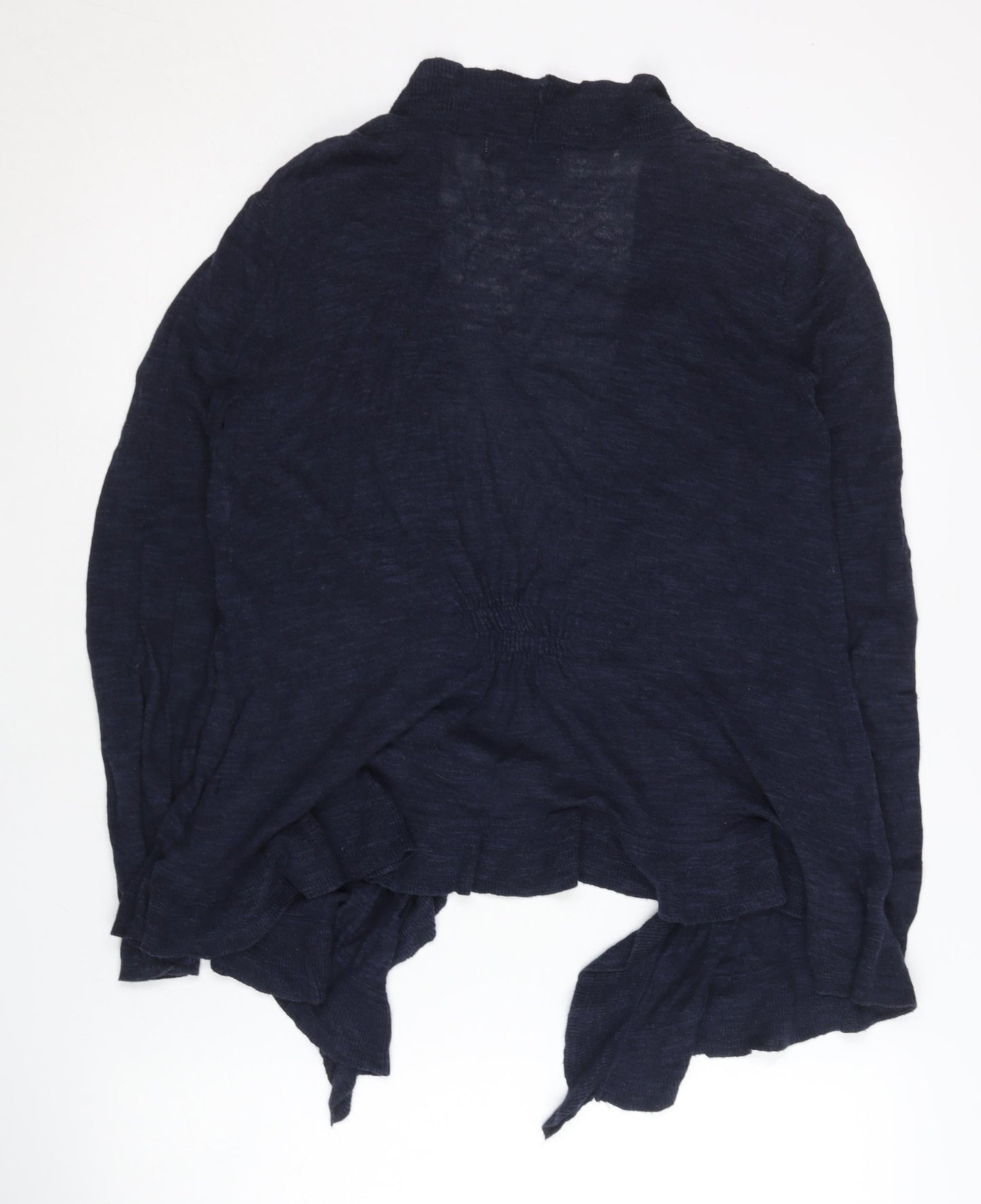 Rocha John Rocha Women's Blue Size 12 Open Front Cardigan Knit Lightweight