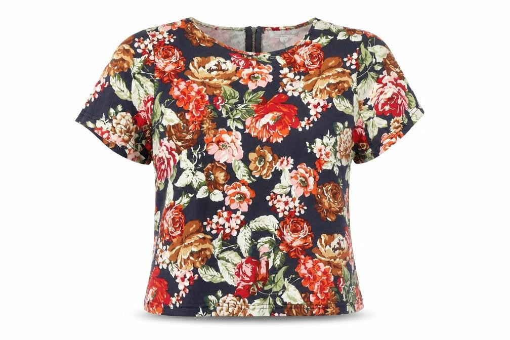 She Traveled Women's Multicoloured Floral Blouse Size S