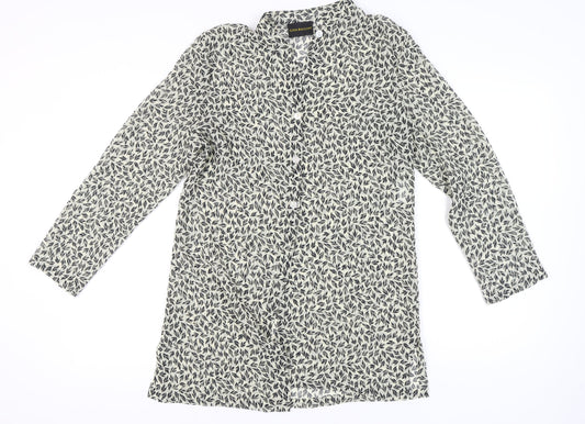 Gina Bacconi Women's Multicoloured Floral Cardigan UK 14 Chiffon