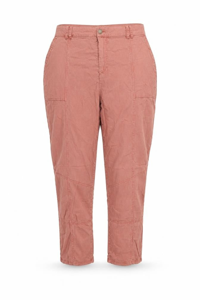 FatFace Women’s Pink Cargo Trousers Size 20 Lyocell Cotton Twill