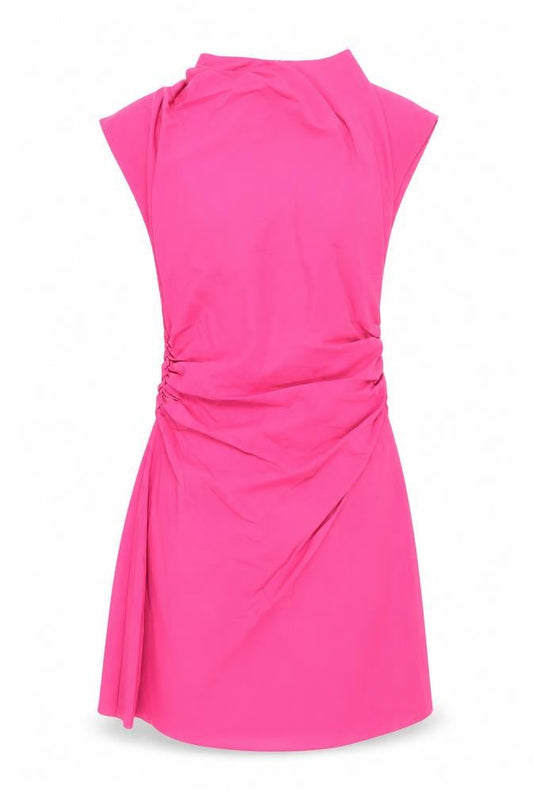 ASOS DESIGN Women’s Pink Size 14 Sheath Party Dress Sleeveless Ruched